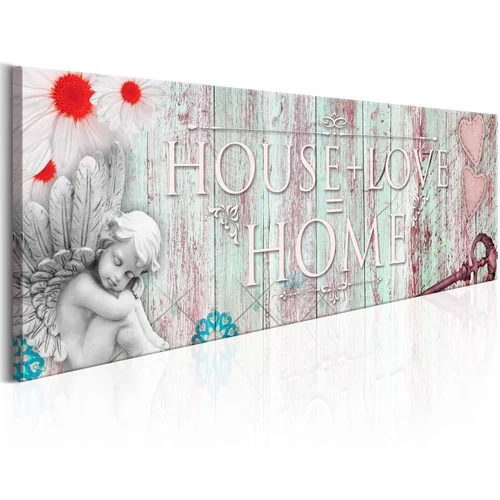  Slika - Home: House + Love 135x45