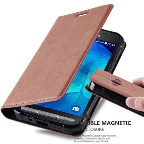 Cadorabo Ohi&scaron;je, združljivo z Samsung Galaxy XCover 3 v kapučino rjava - Za&scaron;čitni ovitek z magnetnim zapiranjem, stoječo funkcijo in režo za kartice, (20549838) Cene