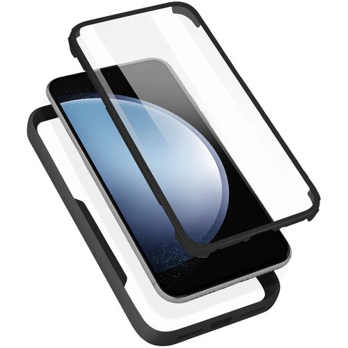 AVIZAR Ovitek Oppo Reno 8 Lite 5G, zadnji del iz pleksiglasa z crno obrobo, (20616963) Cene