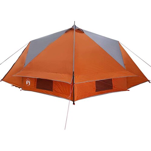  Teepee &amp;scaron;ator s krovom Siva i narančasta 490 x 410 x 210 cm Slike