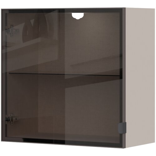 Jela Jagodina viseća komoda VK60-1AL/OP - Kolekcija Opera - Kašmir mat lak/AL Ram kašmir - 60x57x29cm Cene