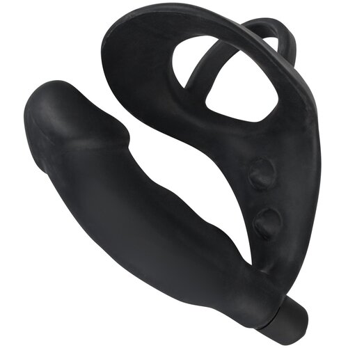 Black Velvets Cock Ring with Vibration Cene