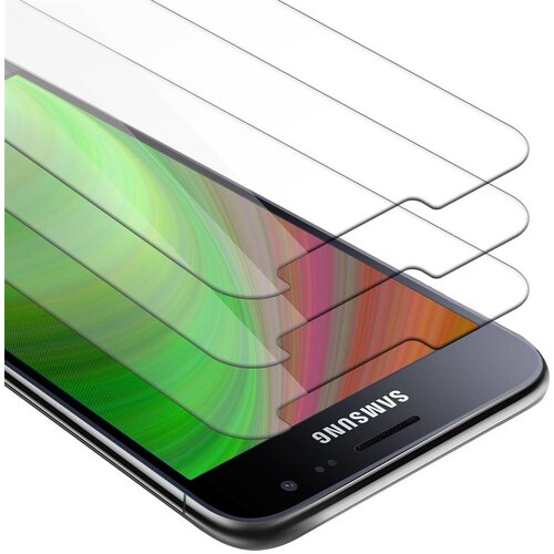 Cadorabo 3x Oklepna folija, združljiva z Samsung Galaxy J3 2016 - Zaščitna folija v visoka prosojnost - 3-pack Kaljeno zaščitno steklo za zaslone s trdoto 9H in združljivostjo s 3D dotikom, (20548561) Cene
