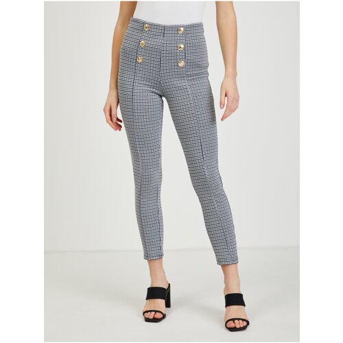 Orsay White-black women&amp;#039;s patterned trousers - Ladies Slike