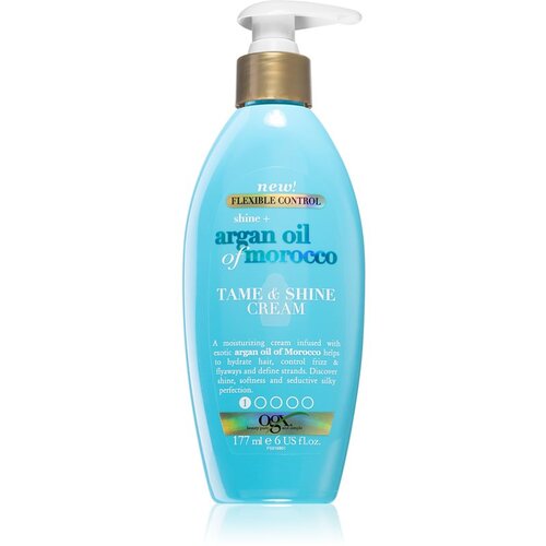 OGX Argan Oil Of Morocco krema za zaglađivanje za sjajnu i mekanu kosu 177 ml Slike