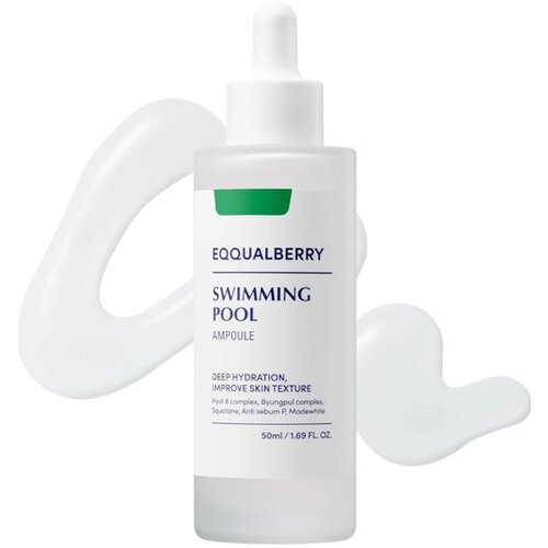 Eqqualberry Swimming Pool Ampoule serum za obraz za vse tipe kože 50 ml unisex Slike