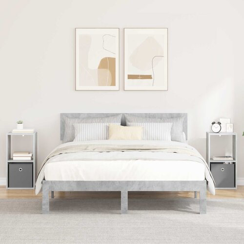  Noćni ormarić 2 pcs Betonski sivi 30,5 x 27 x 59,5 cm Cene