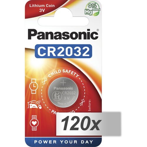 Panasonic 120x1 CR 2032 Lithium Power VPE Outer Box - baterije Cijene