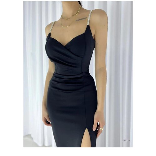 Dewberry 40291 Evening Engagement Wedding Graduation Dress-BLACK Cene