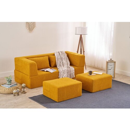 Atelier Del Sofa pirgos - Orange Orange 2-Seat Sofa-Bed Slike