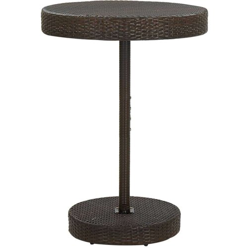  Vrtni stol smeđi 75 5 x 106 cm od poliratana Slike