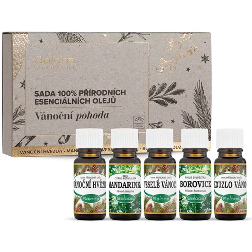 Saloos Set of 100% Natural Essential Oils Christmas Magic 5 pack