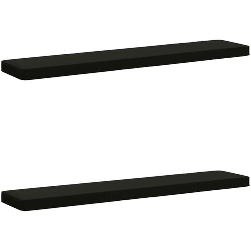  Jastučići za klupe - 2 dijela VUGHT 2 pcs 100% poliester Crna - Crna (poliester) 140 x 30 cm 2 Slike