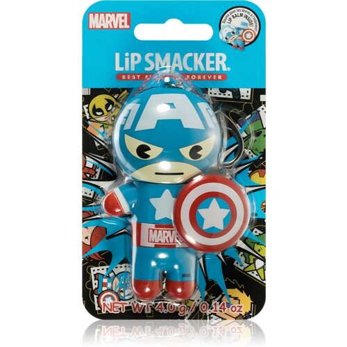 Lip Smacker Marvel Captain America balzam za ustnice okus Red, White & Blue-Berry 4 g Cene