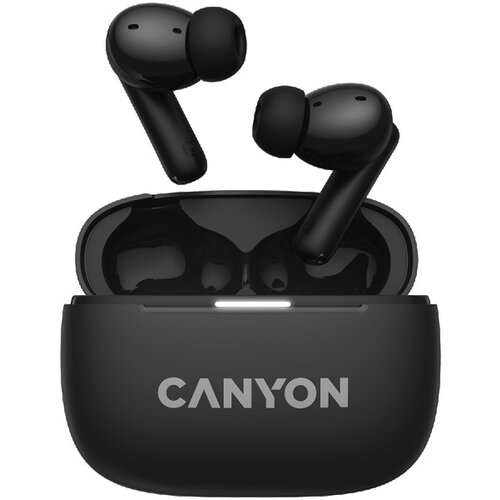 Canyon slušalice ongo TWS-10 anc+enc, bluetooth headset, microphone, bt v5.3 BT8922F, frequence Response:20Hz-20kHz, battery earbud 40mAh*2+Charging Cene