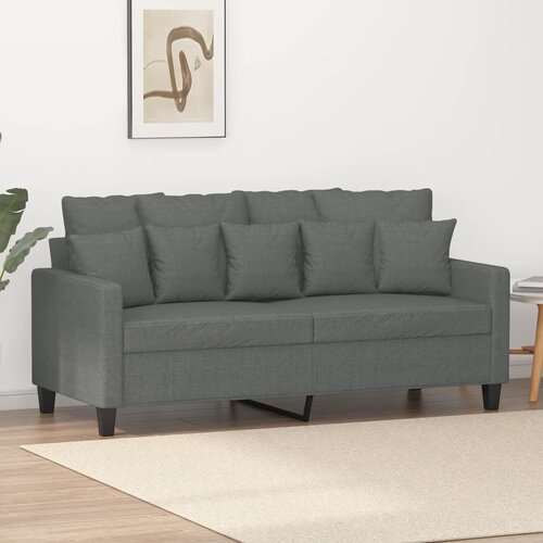 VidaXL Dvosed temno siv 140 cm blago Slike