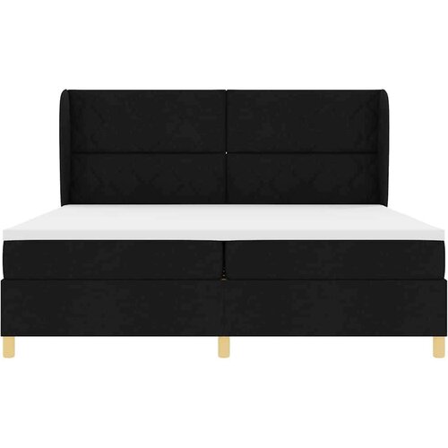  Podna opruga s madracem Tamno siva 90x190 cm Crna 200 x 200 cm Slike