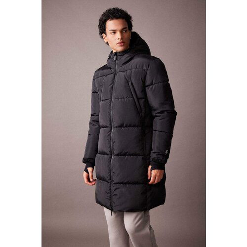 Defacto Fit Regular Fit Hooded Fleece Lined Puffer Jacket Slike