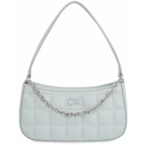 Calvin Klein Ročna torba Ck Square Quilt K60K612017 Siva