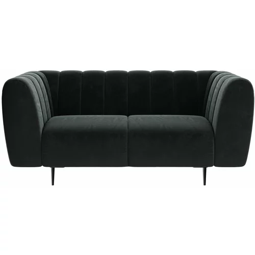 Ghado tamnosiva baršunasta sofa Shel, 170 cm
