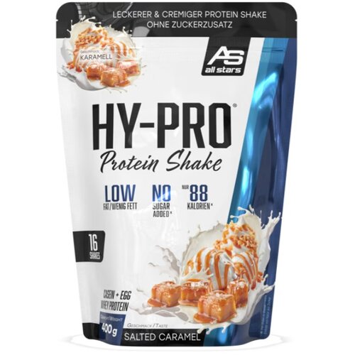 All Stars hy-pro protein shake slana karamela, 400 g Slike
