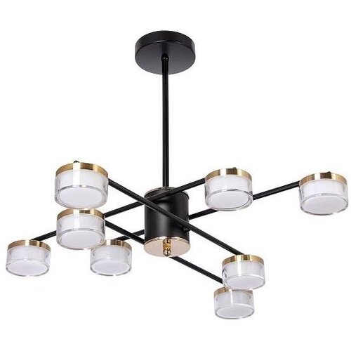  LED luster na štangi 8xLED/6W/230V 3000-6500K prečnik 68 cm zlatna/crna Cene