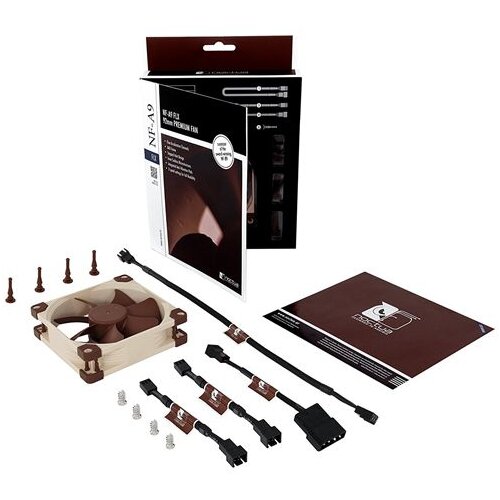 Noctua Fan 92x92x25mm, 3-pin, 1600/1250/1050rpm NF-A9 FLX Slike