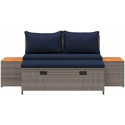  Set vanjskih sofa 4 pcs Poliratan i Akacija Slike