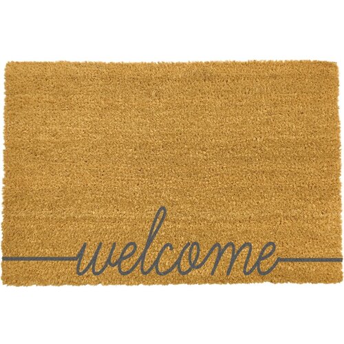 Artsy Doormats Predpražnik iz naravnih kokosovih vlaken Welcome Scribbled, 40 x 60 cm Cene