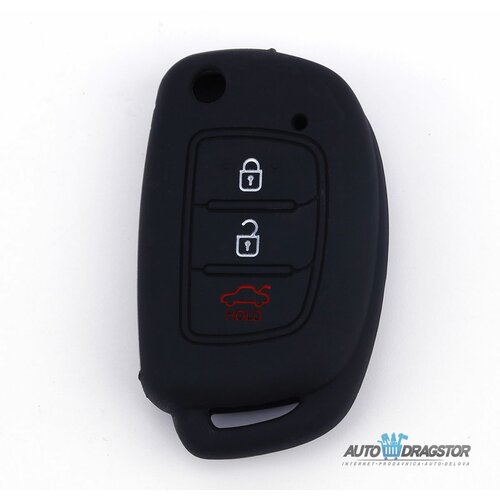 888 Car Accessories silikonska navlaka za ključeve crna hyundai APT1007.07.B Slike