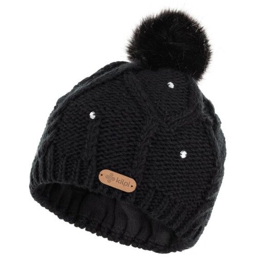 Kilpi Women&amp;#039;s fashion hat with pom pom LADY-W black Slike