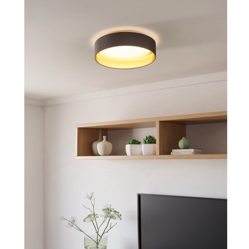 Eglo Maserlo 2 spot/1, led, 24w, prečnik 380, kapučino/zlatna Slike