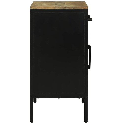  Kreveta s ladicama 70 x 35 x 70 cm Čvrsto drvo manga - 70 x 35 x 70 cm 2 vrata i 2 ladice Slike