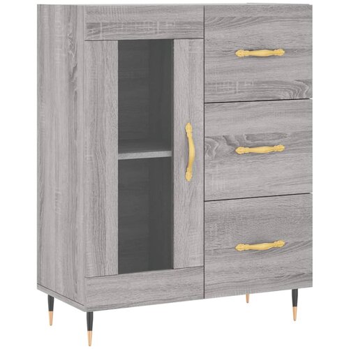 Maison Chic Komoda - Predalnik siva sonoma 69,5x34x90 cm inženirski les, (21717481) Slike