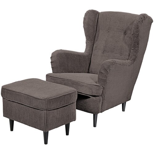 MID.YOU TABURE, tekstil mocha rjava Slike