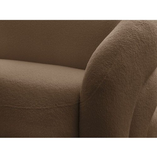 Bobochic Paris Smeđa sofa od boucl&amp;eacute; tkanine 193 cm Elina &amp;ndash; Slike