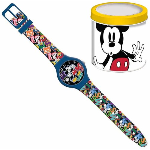 Luna Mickey Mouse analogna ura v kovinski okrasni &scaron;katli Cene