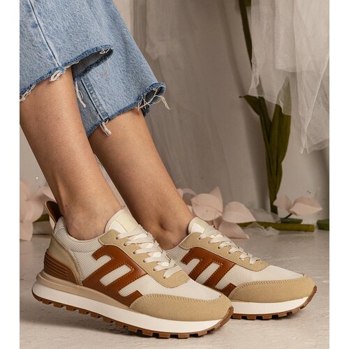 Gemre Beige women's sports sneakers Marena Cijene