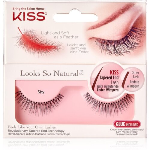 Kiss Look So Natural umetne trepalnice Shy 2 kos Cene
