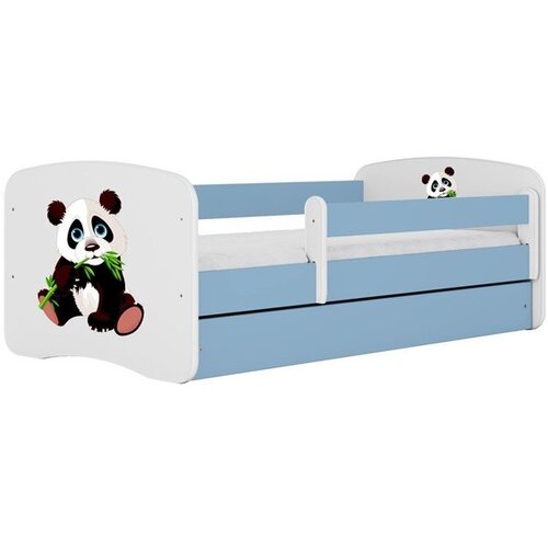 HAPPYKIDS Dječji krevet Dreamy panda 2 140x70 sa madracem s ladicom Plava Cene