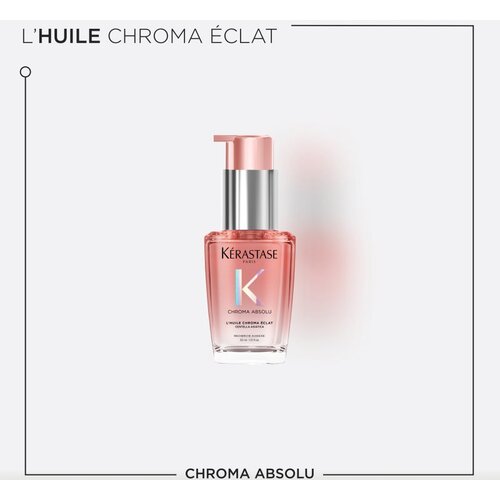 K&amp;eacute;rastase Chroma Absolu L&amp;#039;huile Chroma &amp;Eacute;clat ulje za sjaj obojene kose 30 ml Slike
