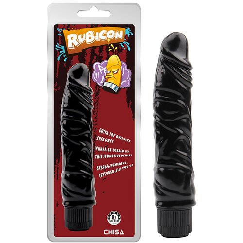  Rubicon Vibrator, Crni, 22 cm Slike