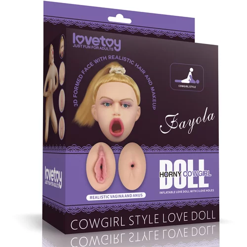 Lovetoy horny cowgirl love doll tayola
