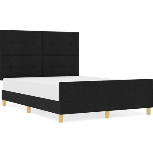  Krevetna Okvir Crna 140x200 cm Tkanina Slike