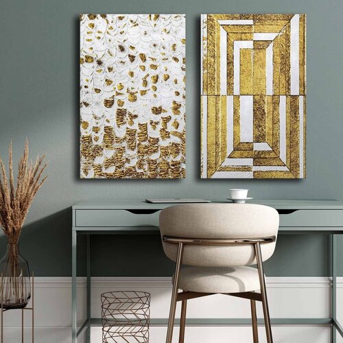 Wallity dekorativna slika 2P4570GSC-005, 95x70cm, 2 dela Cene