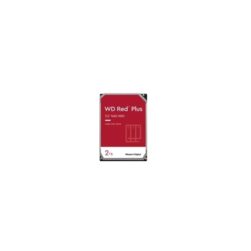 Western Digital WD Red Plus 2TB SATA 6Gb/s 3.5inch Rpm5400 128MB cache Internal HDD Bulk vgradni disk, (20595236)