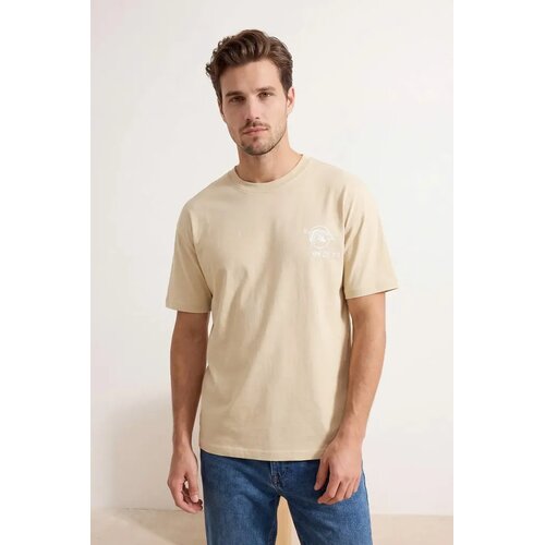 Trendyol Muška majica Tmnss23Ts00170, Bež Cene