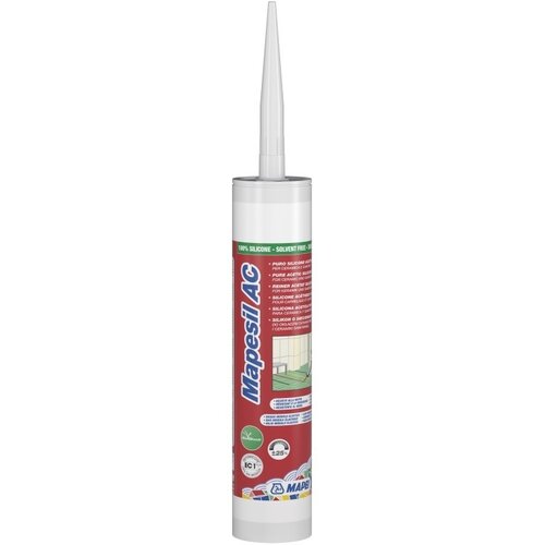 MAPEI Sanitarna silikonska tesnilna masa Mapesil AC N. 110 (barva: manhattan siva; 310 ml) Cene