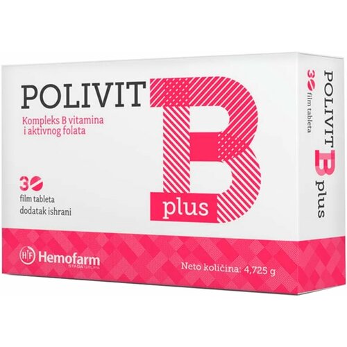 Hemofarm polivit b plus 30 film tableta Cene