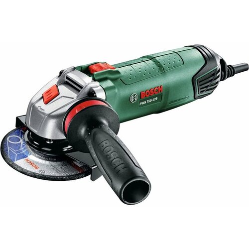 Bosch ugaona PWS 750-125, 750W/11000 obrt./125 mm brusilica 06033A240D Slike